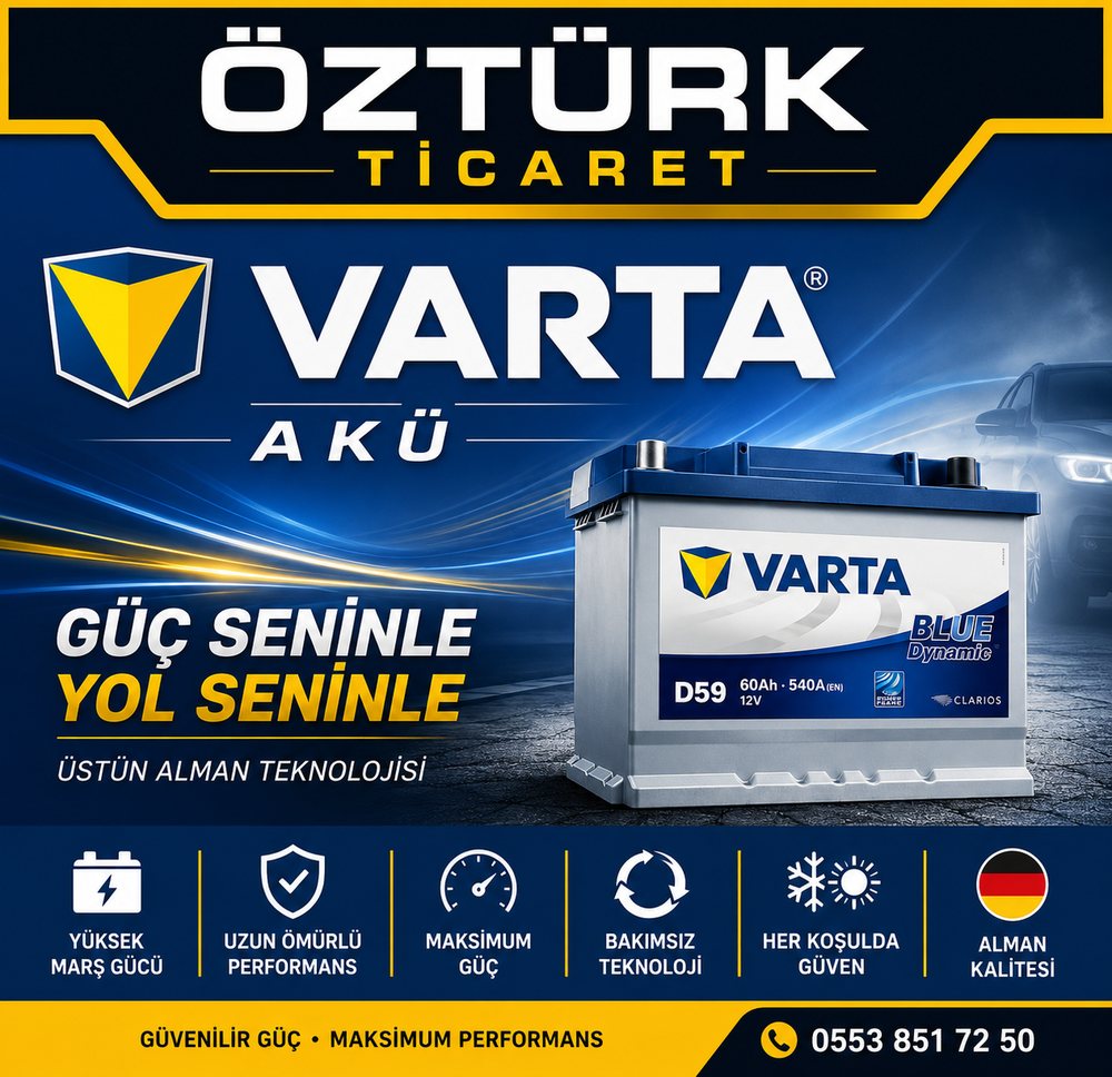 Varta Akü tanıtım afişi
